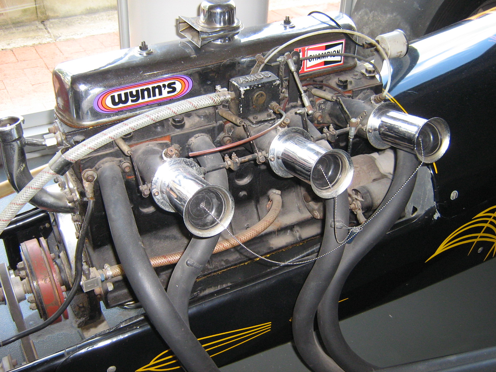 Phil Green E Dragster Its Pure Hell at Birdswood museum.jpg