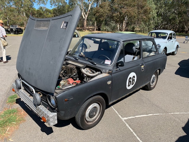 An early Volvo, with belt drive CVT transmission from the 1.0 litre engine.