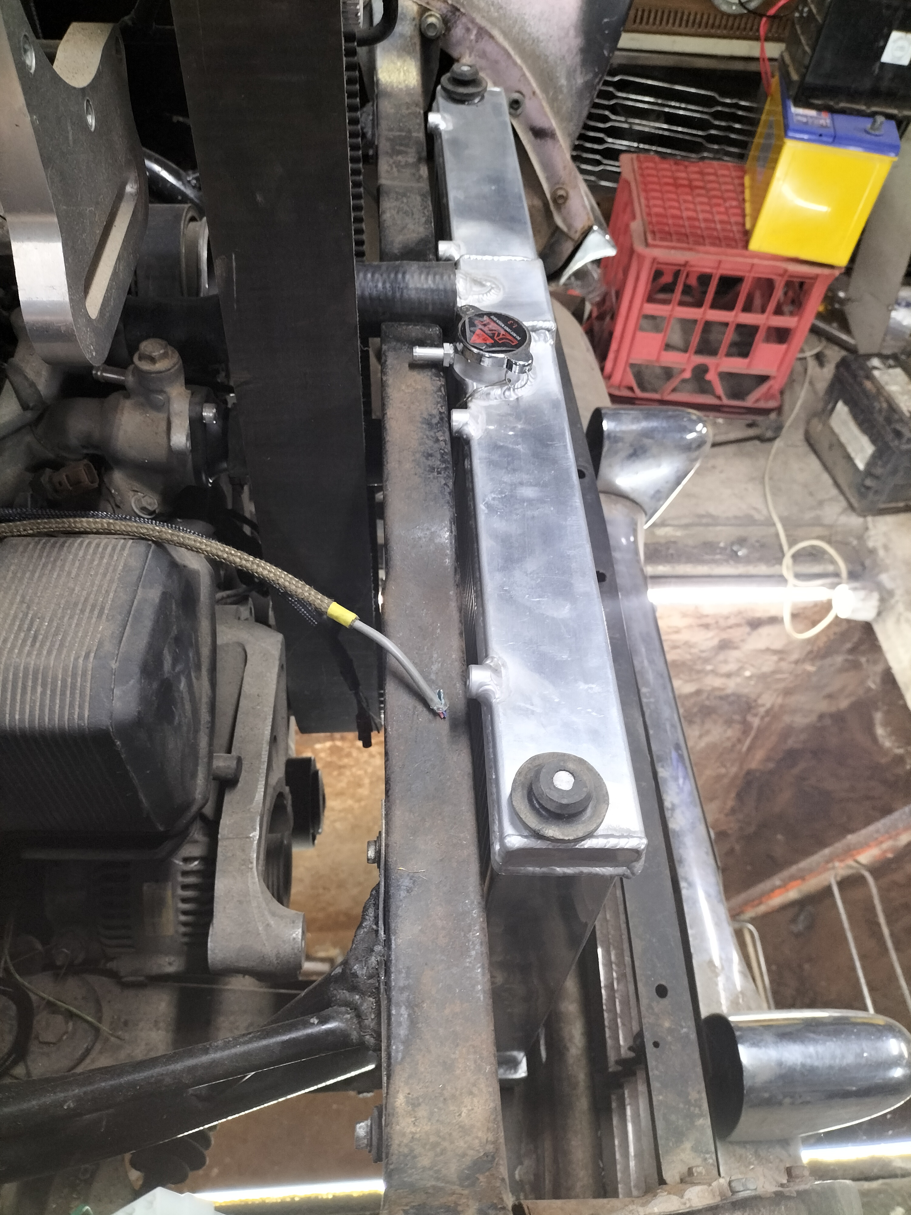 Rx 8 three core radiator install
