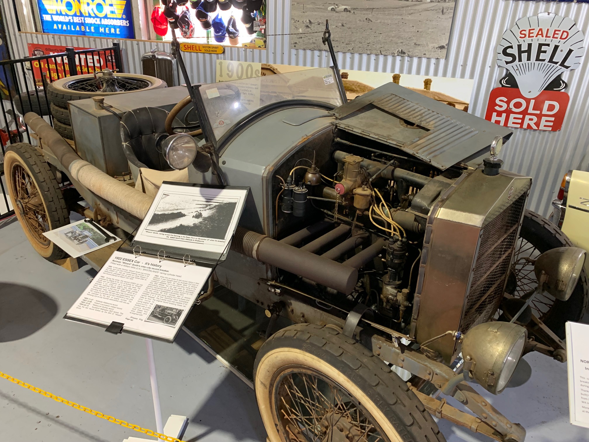 Early Essex with Brooklands head, nice exhaust!