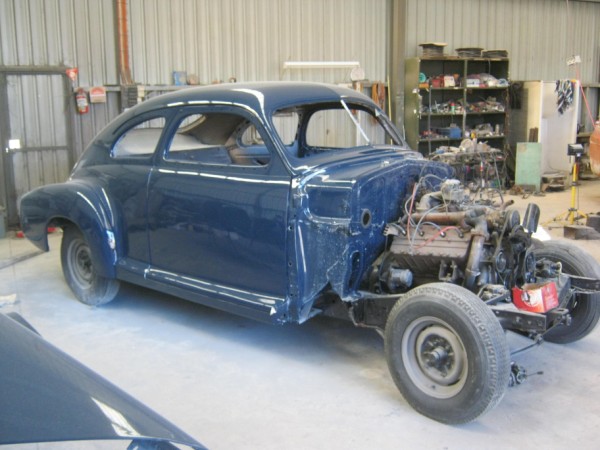 1941 Cadillac fast back almost there waiting on chrome