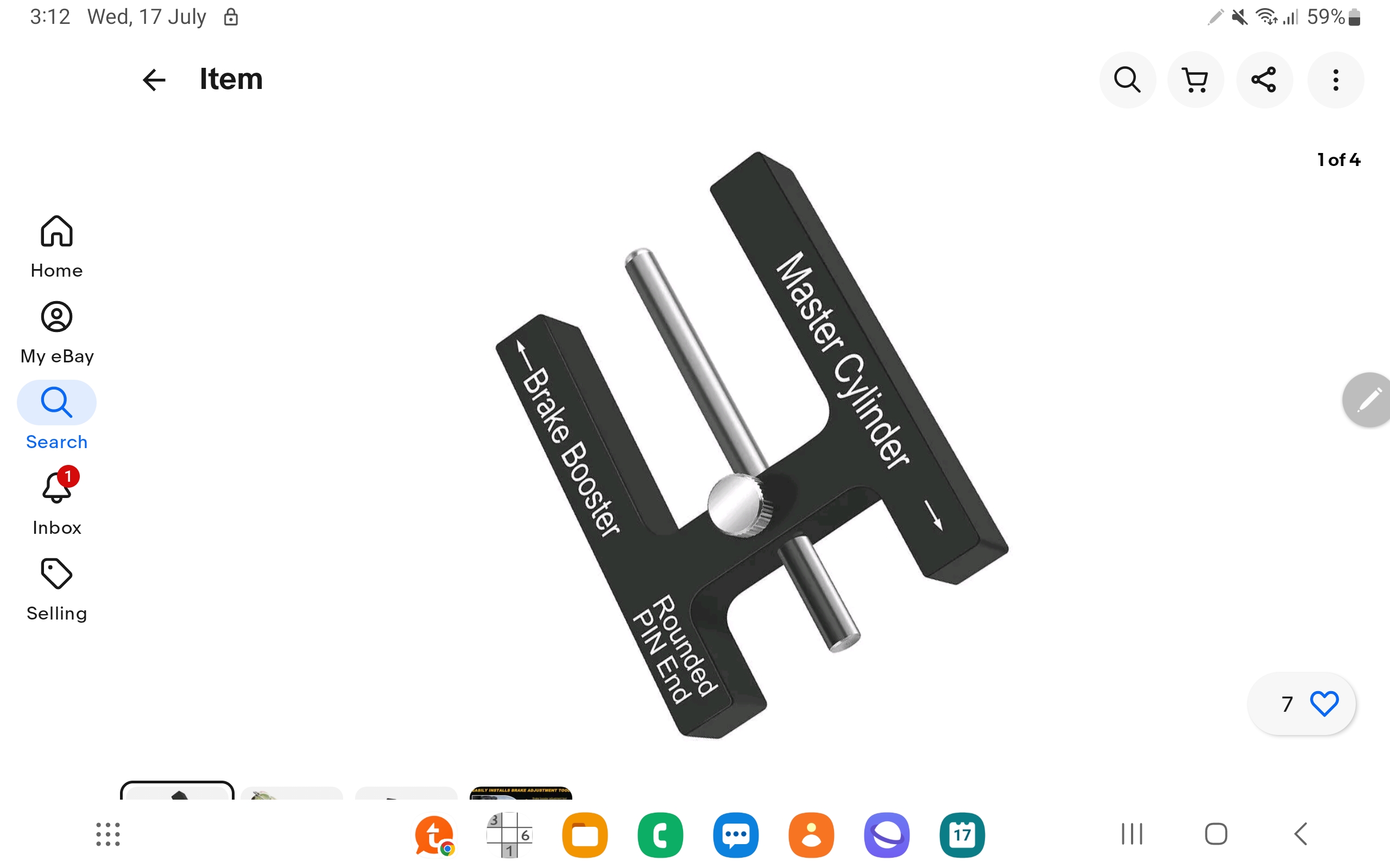 Brake rod adjuster tool