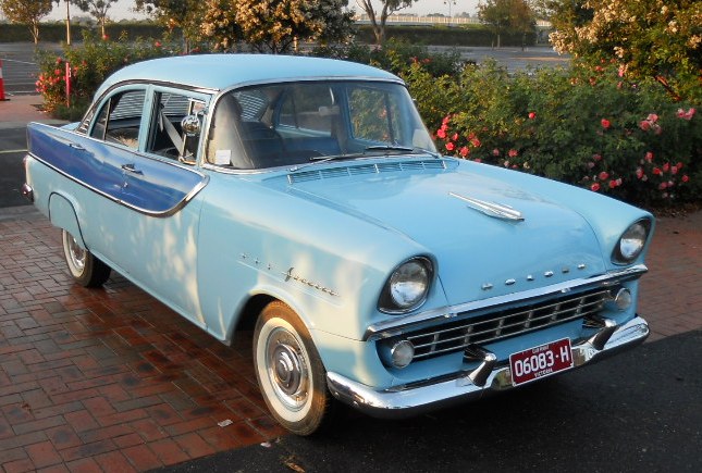 Sarah's newly purchased FB sedan