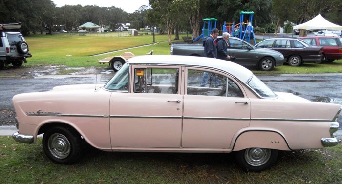 This Peach-Pink &amp; White EK sedan had a lot of character