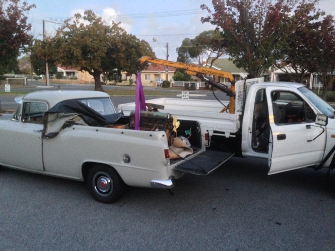 Getting the motor out of my ute