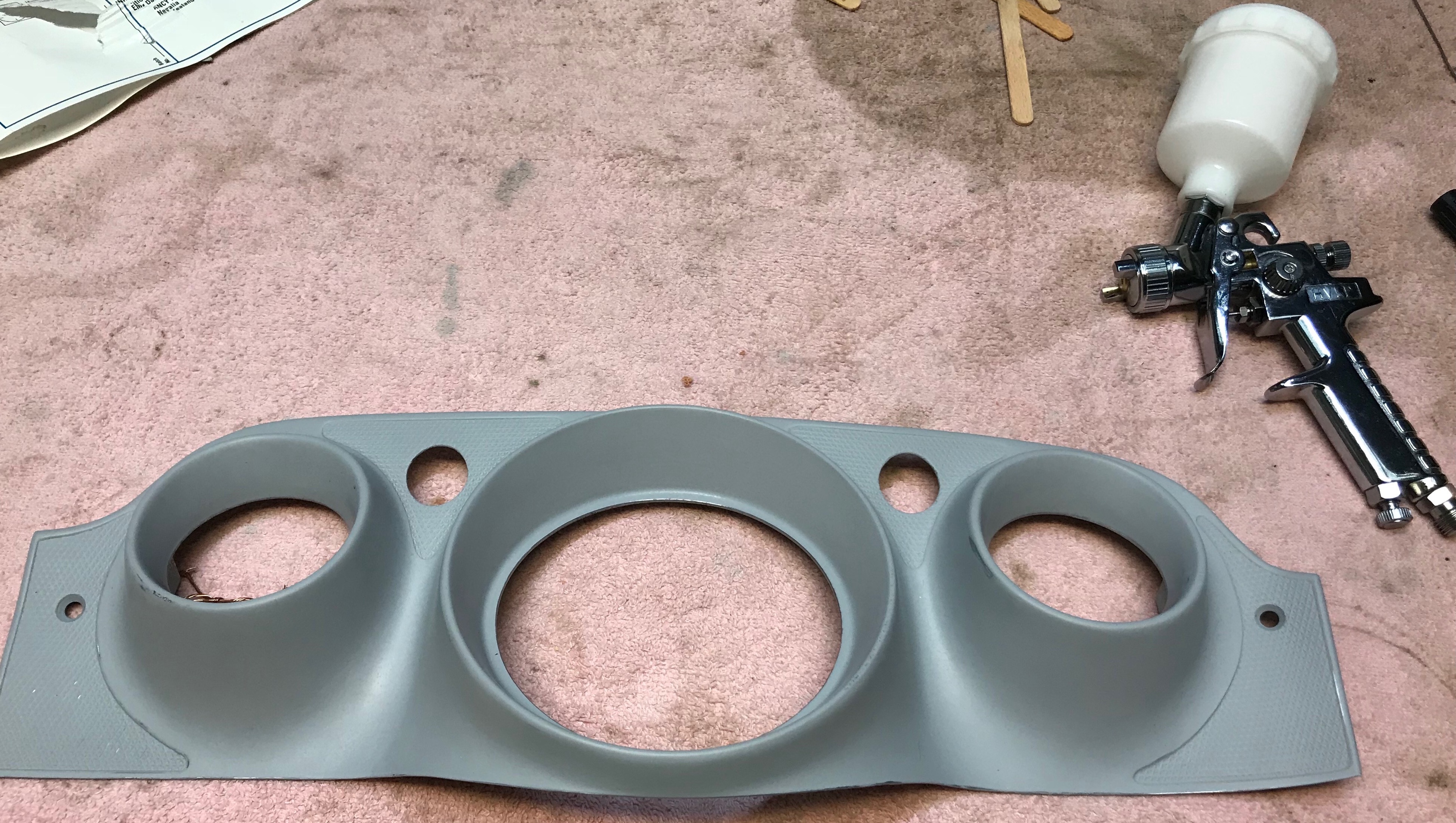 Undercoated with 3 coats. Finished with 800 wet &amp; dry then cleaned with paint prep cleaner