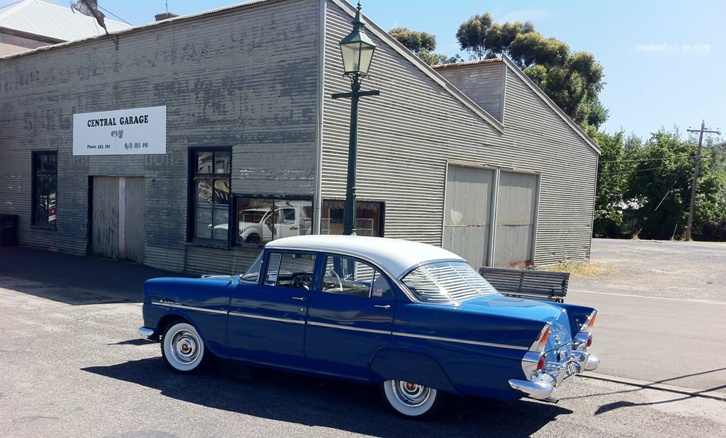 A great old disused garage. main street